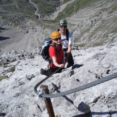 Klettersteig am Schermberg