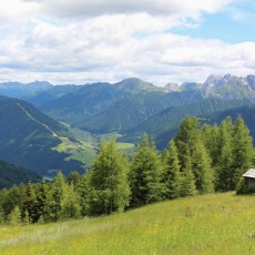 Panoramablick von der Thurntaler Rast