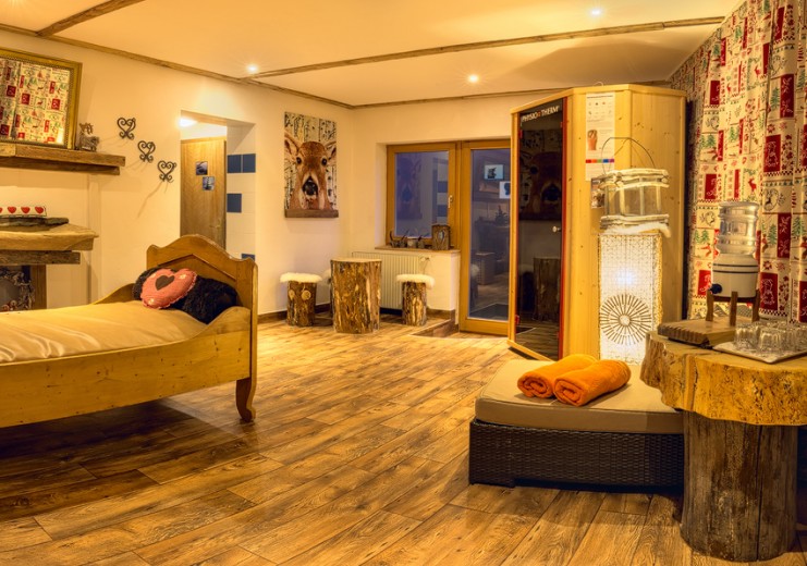 Sauna im Hotel Alpengarten