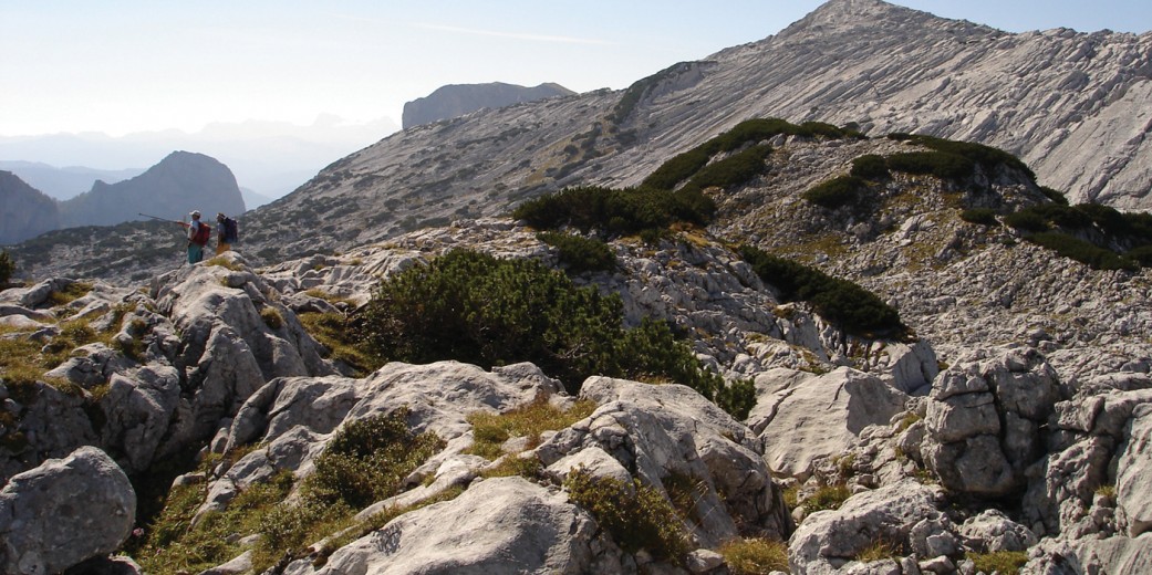 Am Hochplateau Richtung Pühringerhütte