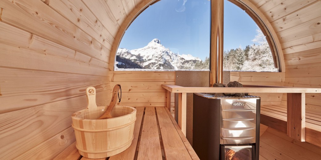 Outdoorsauna mit Aussicht