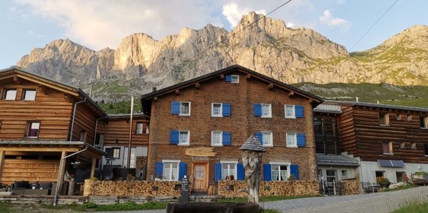 Das Berghaus Sulzfluh in Partnun