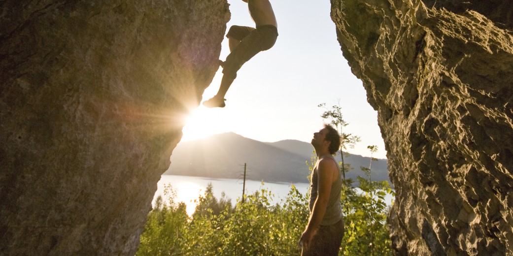 Bouldern am Attersee
