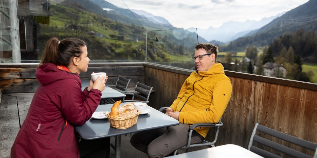 Terrasse des Café