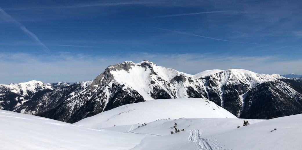 Blick zum Guffert vom Schlagkopf