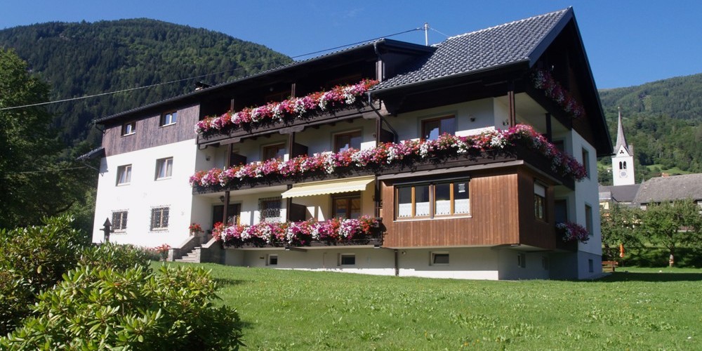 Das Gästehaus von Westen