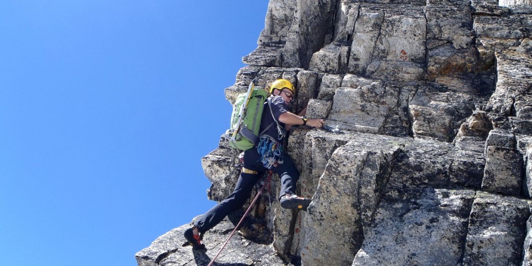 Kompakter Granit am Südgrat der Hochalmspitze