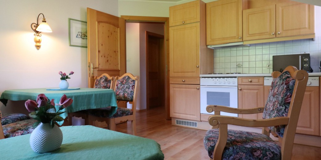 Die Apartments sind im Landhausstil eingerichtet