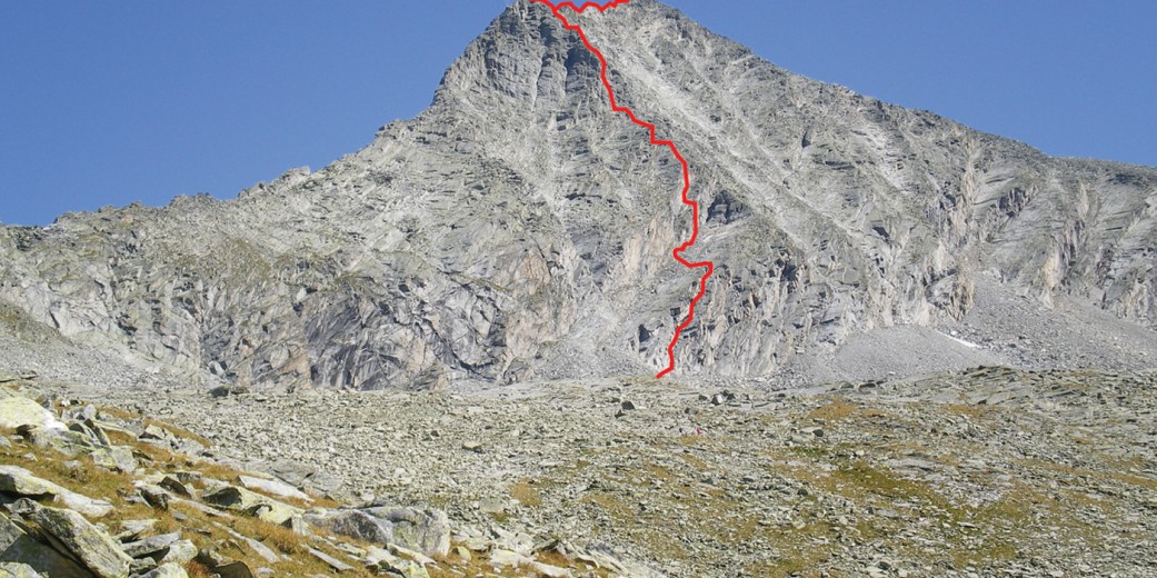 Säuleck mit Klettersteig-Route