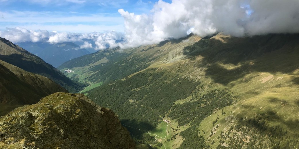 Blick zur Alm