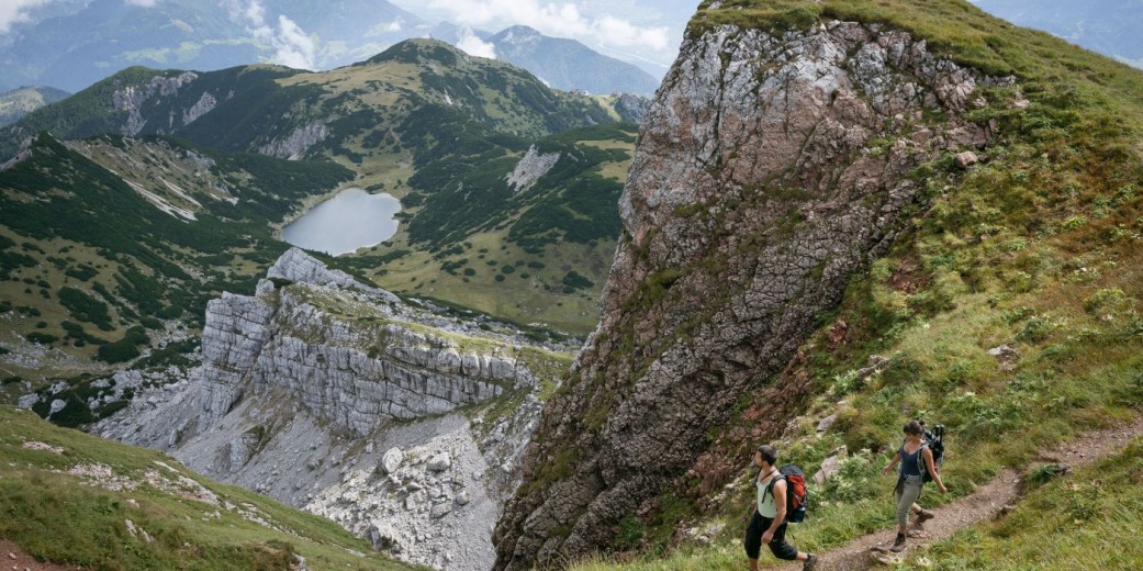 Blick von Schafsattel auf Zireiner