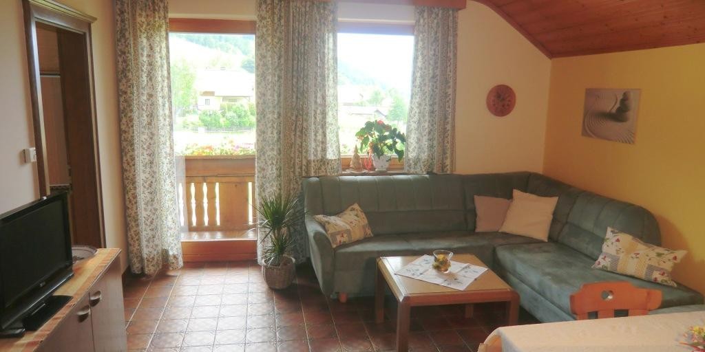 Wohnzimmer in der Ferienwohnung Haus Willi Bauer
