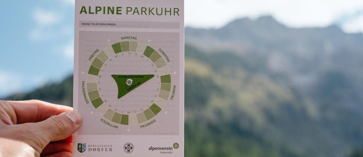 Die graphisch neu gestaltete alpine Parkuhr