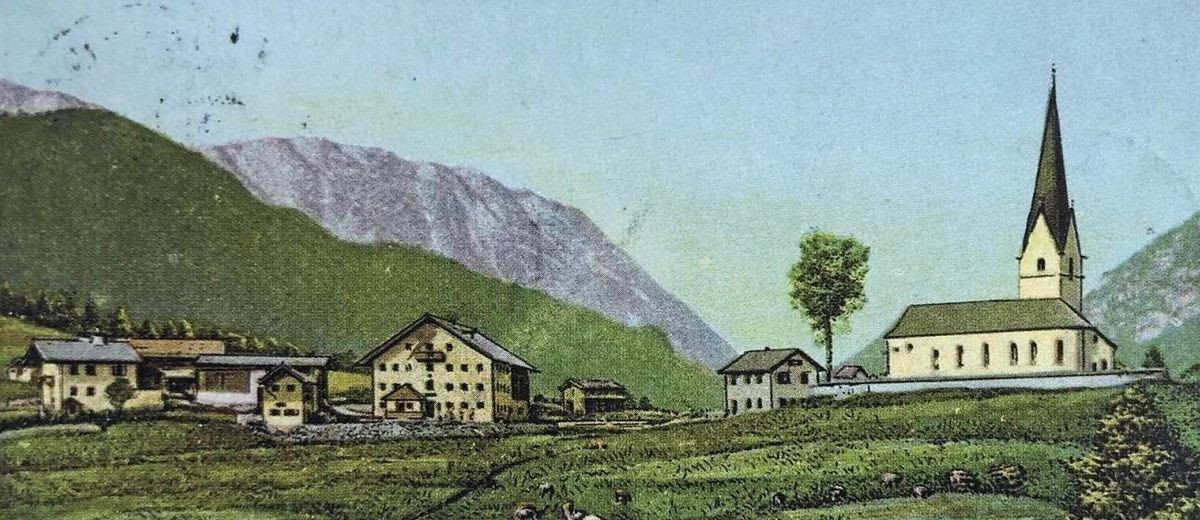 Historische Ansichtskarte Steinberg am Rofan
