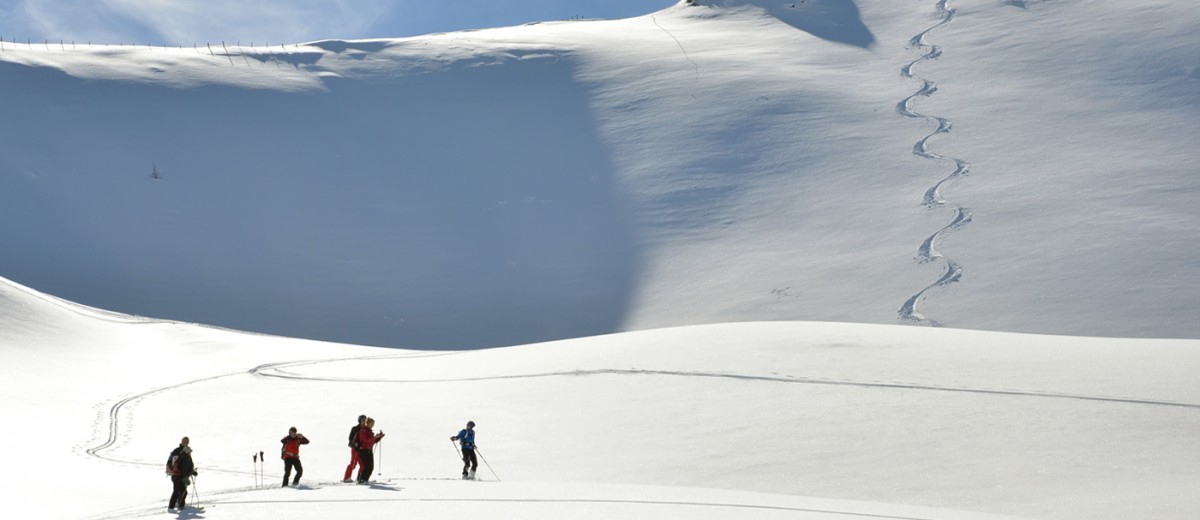 Skitour zur Vennspitze, Bergsteigerdorf St. Jodok