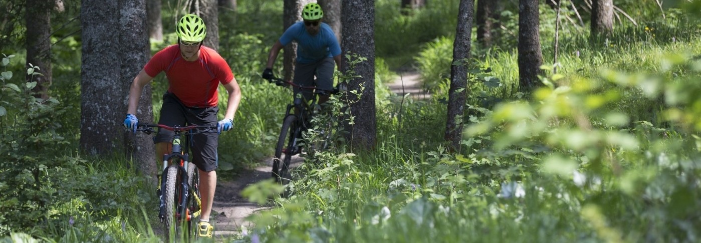 Auf dem BaySF Bike Trail Langenau