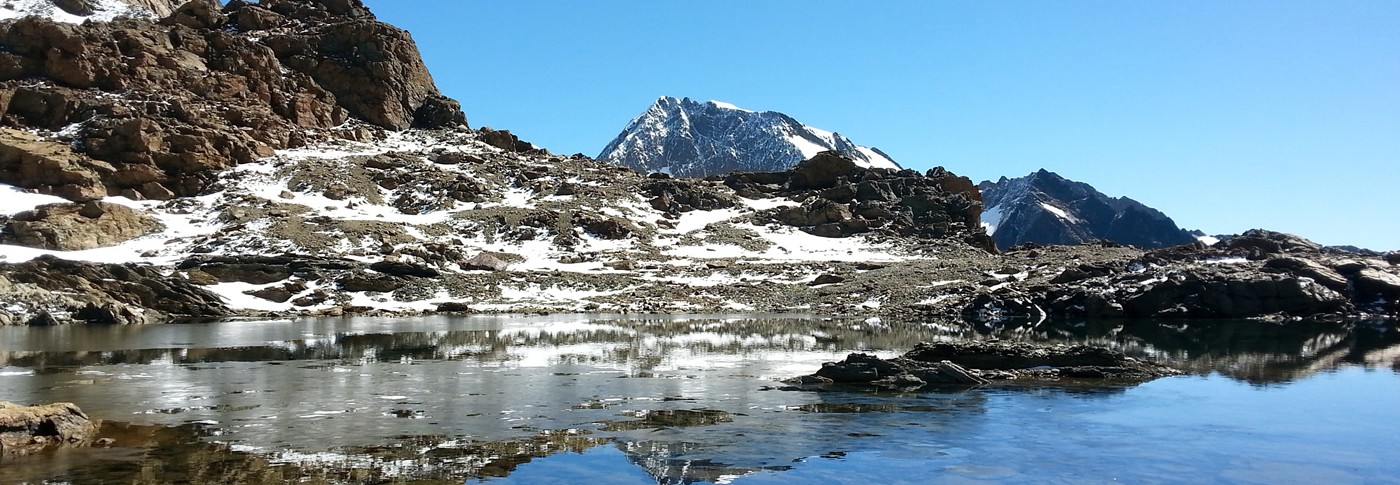 Der Matscherjochsee (3.188 m) gilt als höchster Bergsee Südtirols