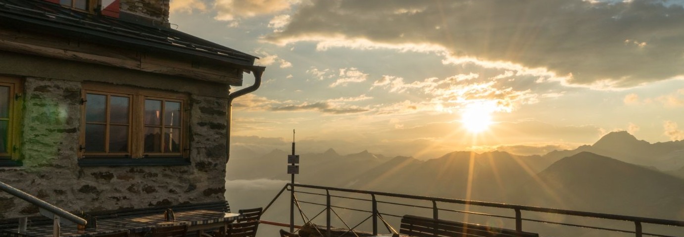 Blick vom Ramolhaus (3006 m)
