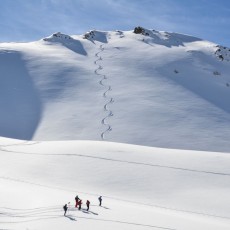 Die Vennspitze ist eine einfache und beliebte Skitour