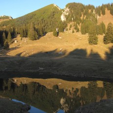 Kleiner See unterhalb der Priener Hütte