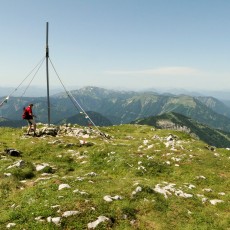 Auf dem Ötscher-Gipfel