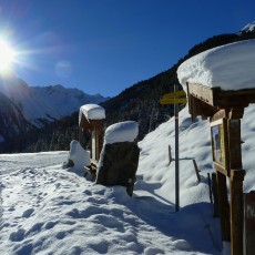 Skitourengehen: Ausgangspunkt Praxmar