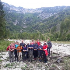 Die Teilnehmer*innen von Bergsteigerdörfer hautnah: Lunz am See