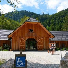 Das Besucherzentrum des Cumberland Wildparks