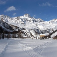 Balme bietet verschiedene Möglichkeiten für den Schneesport, unter anderem auch für Langläufer.