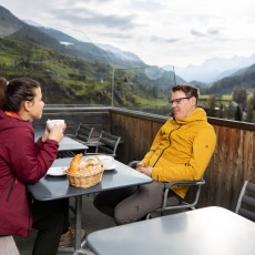 Terrasse des Café