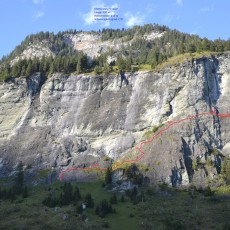 Klettersteig Franzl in der Hüttschlager Wand