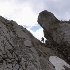 Einstieg in die Rote Wand