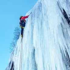 Steiles Eis im Bergsteigerdorf St. Jodok, Schmirn- und Valsertal