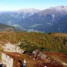 Gailtaler Höhenweg mit Riebenkofel-Lumkofel und Lienzer Dolomiten