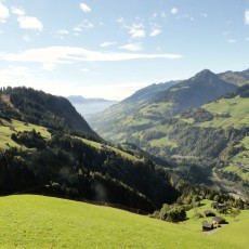 Großes Walsertal, Blick talauswärts