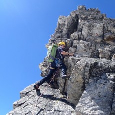 Kompakter Granit am Südgrat der Hochalmspitze