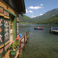 Lunzer See mit Bootshaus