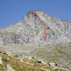 Säuleck mit Klettersteig-Route