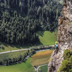 Klettersteig Peter Kofler in der Stafflacher Wand