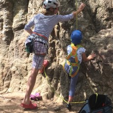 Klettertraining für die Kleinsten
