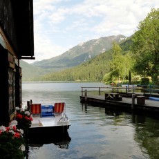 Das Bootshaus am Lunzer See