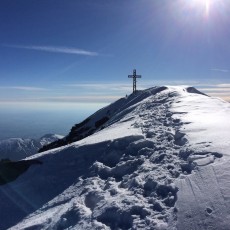 Gipfelkreuz am Monviso