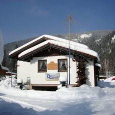 Das Campinghaus im Winter, Ötscherland Camping ist das ganze Jahr geöffnet