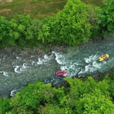 Rafting auf der Savinja