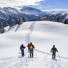 Schneeschuhwanderung in Padaun | Vals