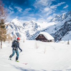 Skitouren in den Steiner Alpen