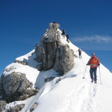 Winterlichre Gipfelsturm