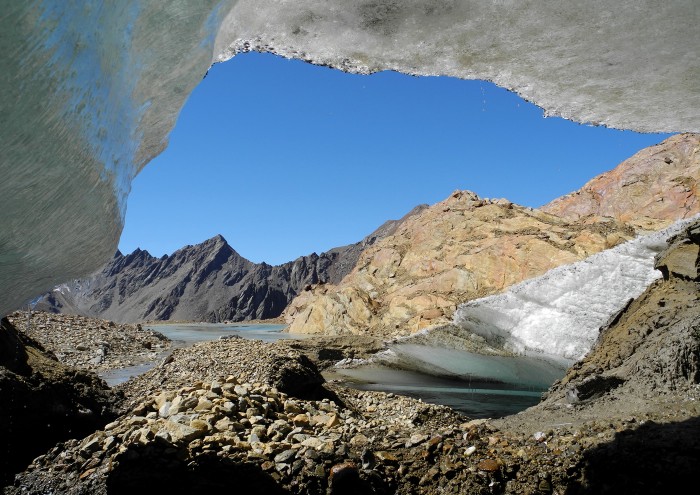 Gletschertor in Matsch, Südtirol