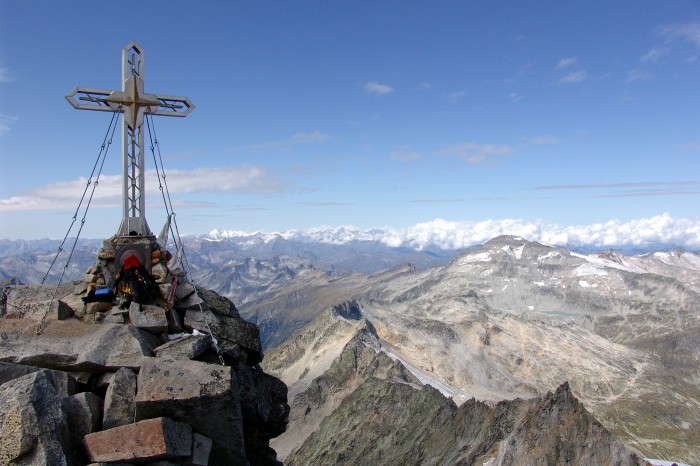 Hochalmspitze, Gipfelkreuz