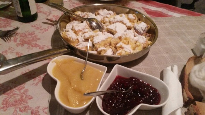 Kaiserschmarrn im Berggasthof Steckholzer